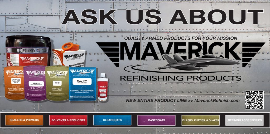 Maverick Refinish Gondola Sign Topper